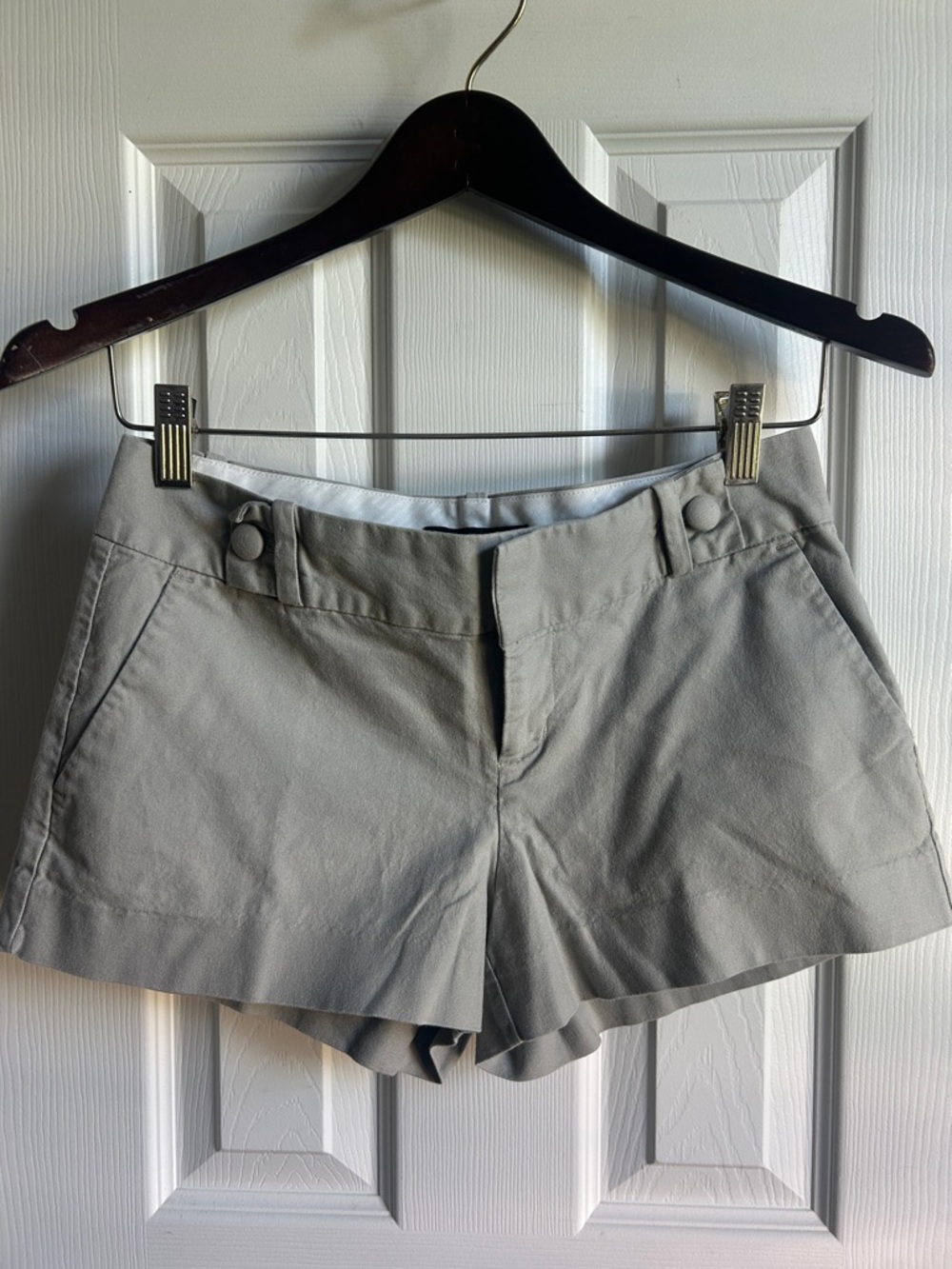Banana Republic taupe chino bermuda shorts